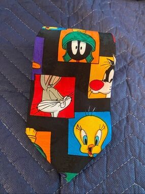 Warner Bros. Multicolor Looney Tunes Patchwork Tie
